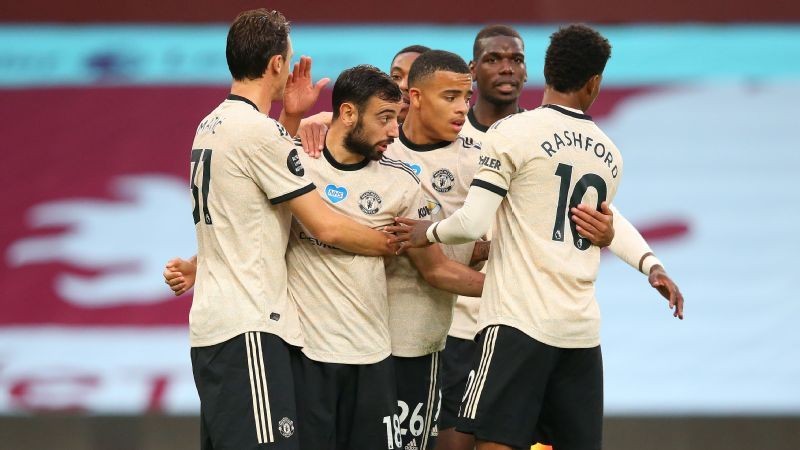 Man United ease to victory at Aston Villa
