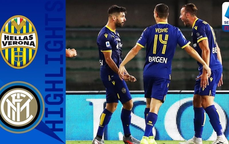 Hellas Verona 2-2 Inter: Goals and Highlights | Veloso at the death