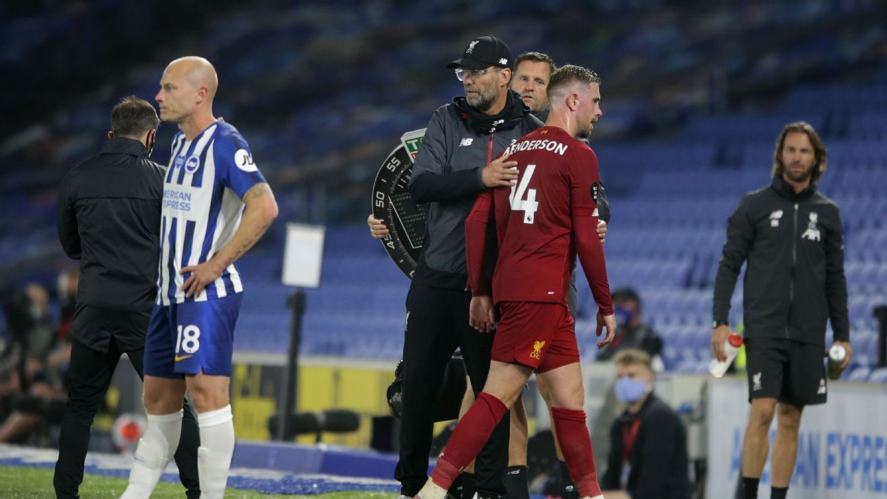 Injured Henderson will lift trophy - Klopp