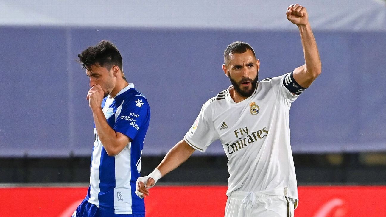 Real win to restore four-point lead over Barca