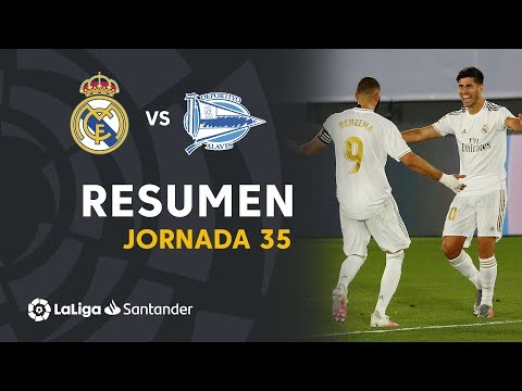 Resumen de Real Madrid vs Deportivo Alavés (2-0)