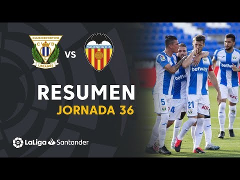 Resumen de CD Leganés vs Valencia CF (1-0)