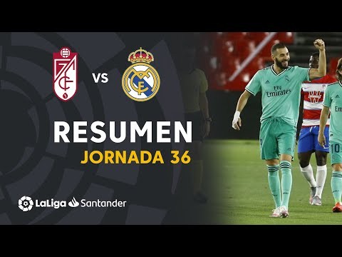 Resumen de Granada CF vs Real Madrid (1-2)