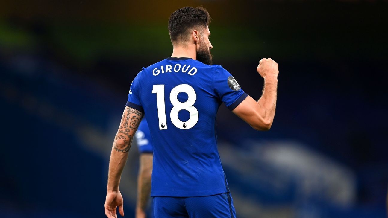 8/10 Giroud returns Chelsea to winning ways