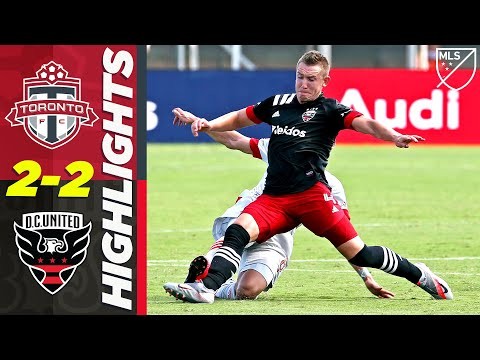 Toronto FC 2-2 D.C. United | Red Card & a Comeback | MLS Highlights