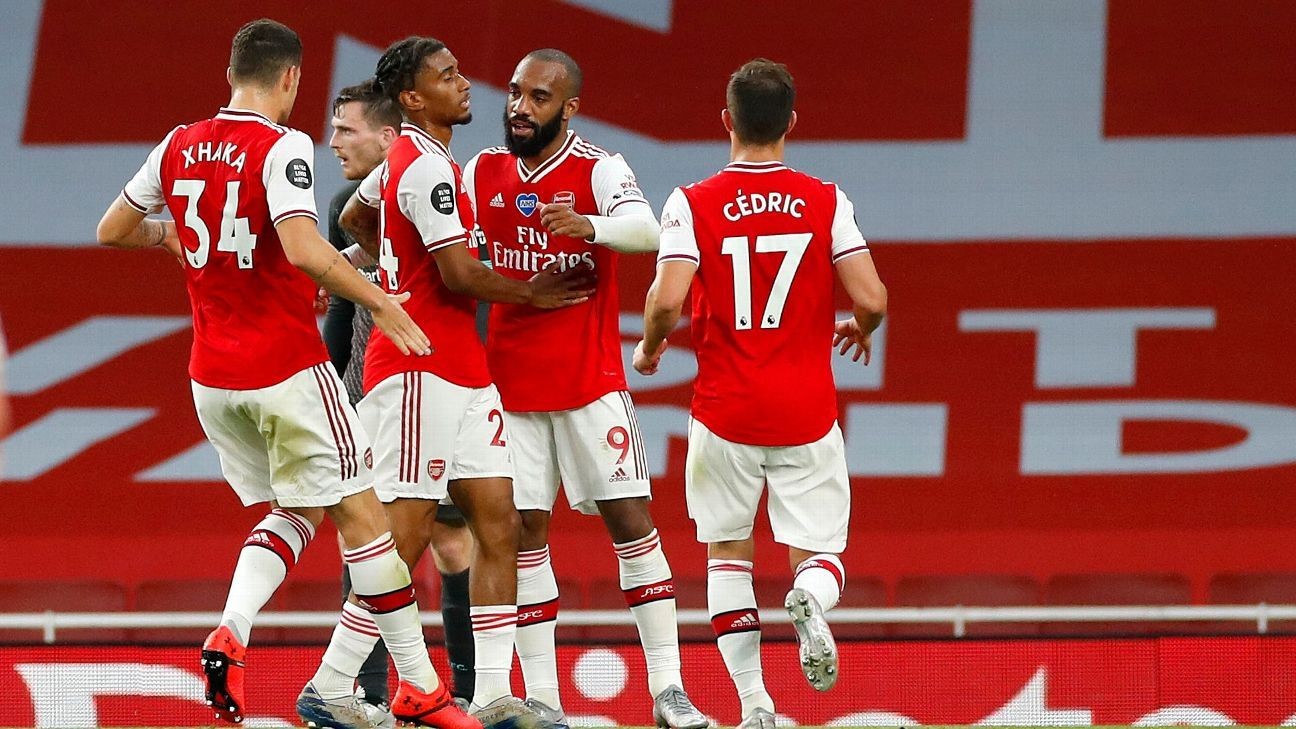 Lacazette leads Arsenal comeback against Liverpool