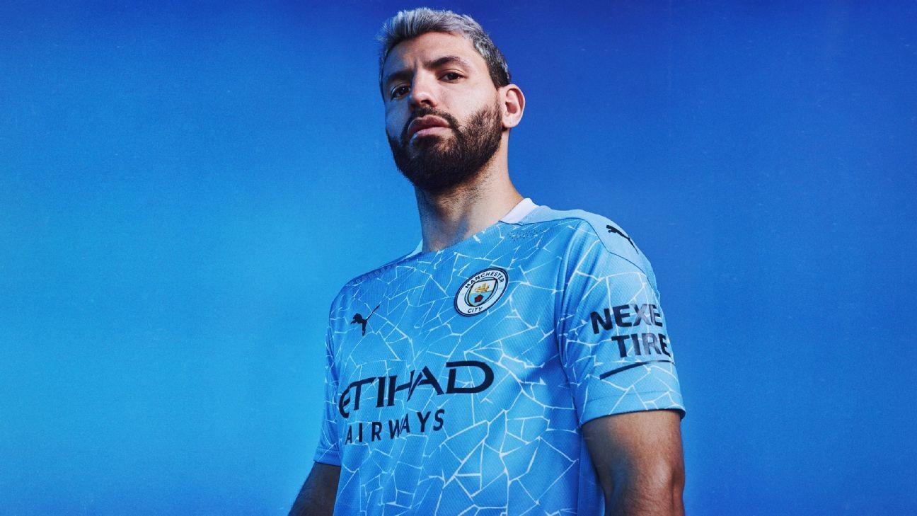 Man City are cracking up! New kit with mosaic pattern unveiled