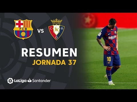 Resumen de FC Barcelona vs CA Osasuna (1-2)