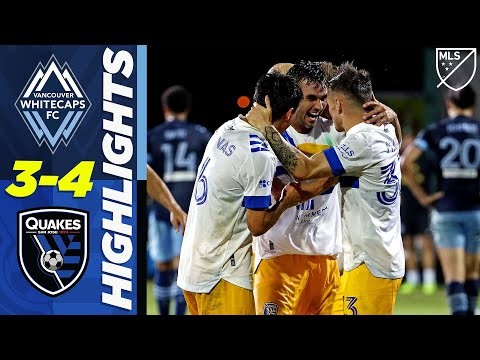 Vancouver Whitecaps FC 3-4 San Jose Earthquakes | 7 Goal Thriller | MLS Highlights