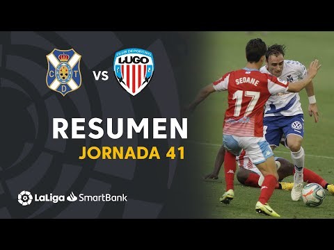 Resumen de CD Tenerife vs CD Lugo (1-2)