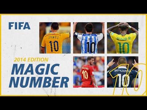 Lionel Messi, Neymar & more! | No10s at Brazil 2014 | Magic Number