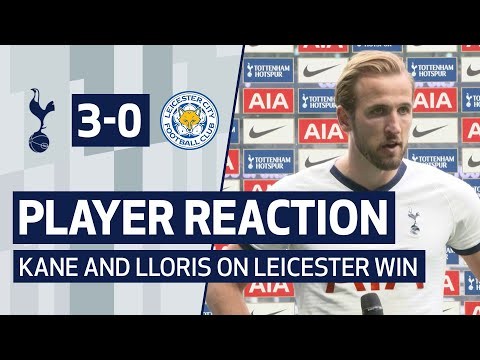 PLAYER REACTION | HARRY KANE AND HUGO LLORIS ON LEICESTER WIN | Spurs 3-0 Leicester City