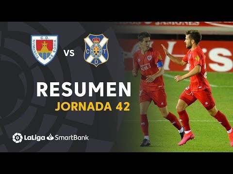 Resumen de CD Numancia vs CD Tenerife (2-1)