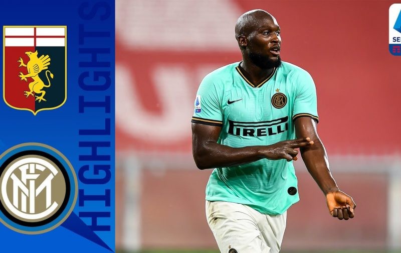 Genoa 0-3 Inter: Goals and Highlights | Lukaku inspires