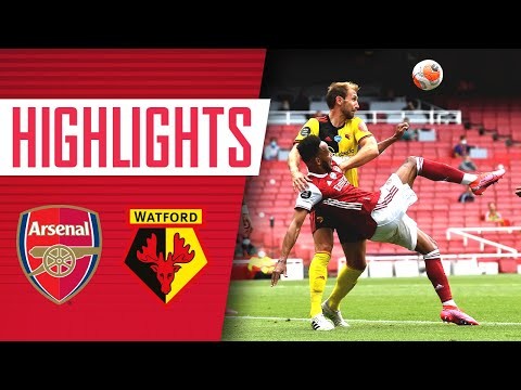 HIGHLIGHTS | Arsenal 3-2 Watford | Premier League | Aubameyang (2), Tierney