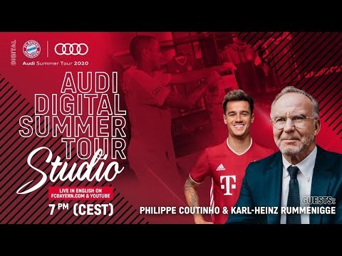 Audi Digital Summer Tour Studio with Coutinho & Rummenigge - English #AudiFCBTour