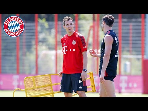 Miroslav Klose: First FC Bayern training as a coach