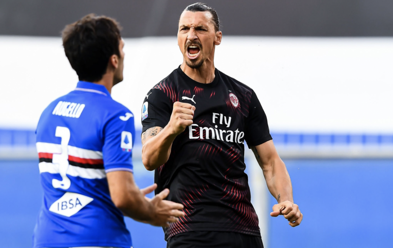 Ibrahimovic fires AC Milan beyond toothless Sampdoria