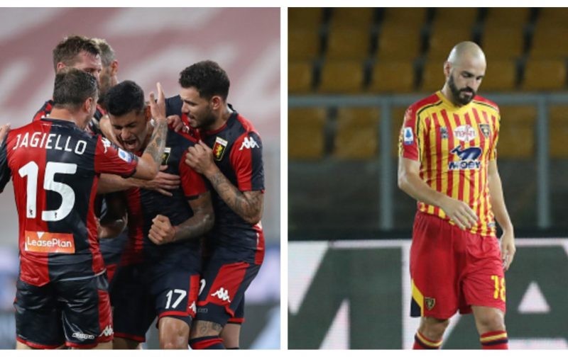Genoa win to stay in Serie A, Lecce relegated