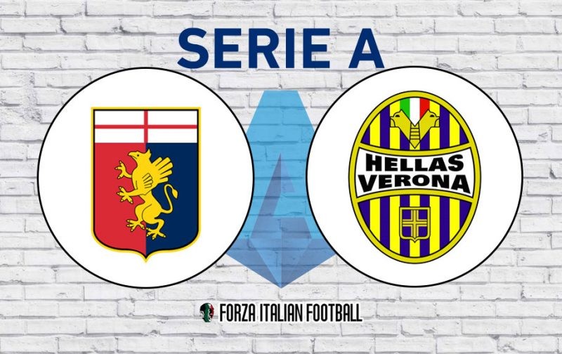 Genoa v Hellas Verona: Official Line-Ups