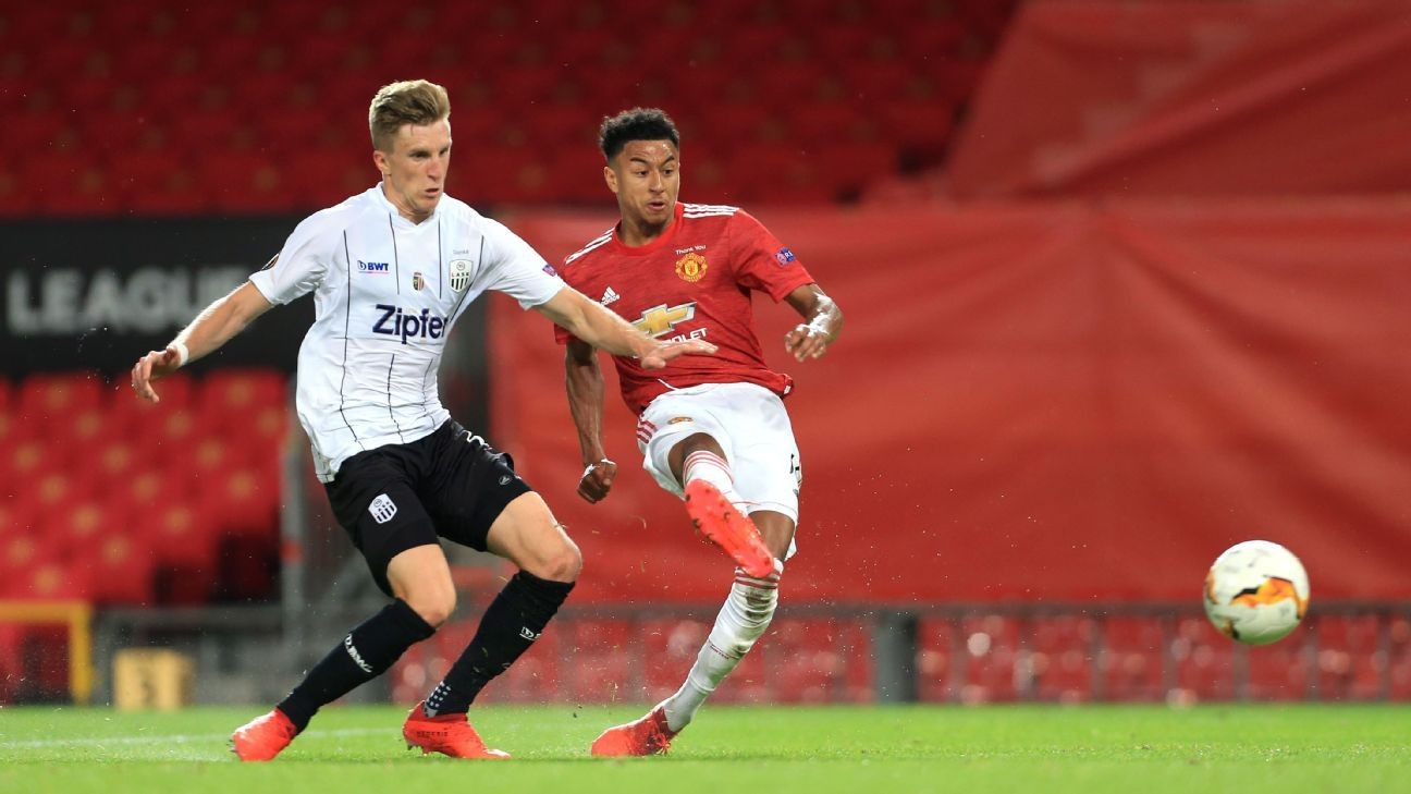 Lingard 7/10 as Man United cruise past LASK Linz