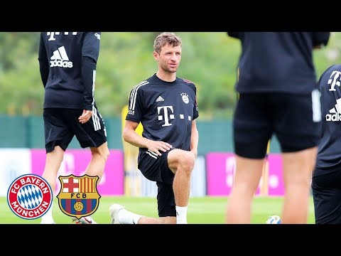 LIVE ? Press Conference with Thomas Müller & Hansi Flick | FC Bayern vs. FC Barcelona