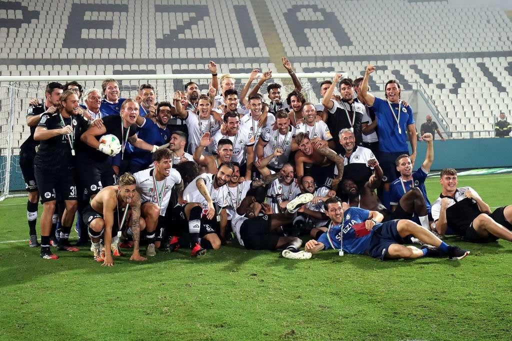 SPEZIA PROMOTED TO SERIE A TIM