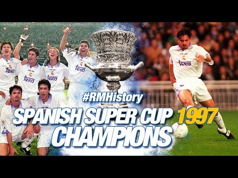 ? Spanish Super Cup 1997 | Real Madrid 4-1 Barcelona | Raúl, Mijatovic and Seedorf strikes!