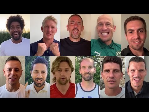 Schweinsteiger, Robben and Co. | Greetings from the treble winners 2013 | FC Bayern