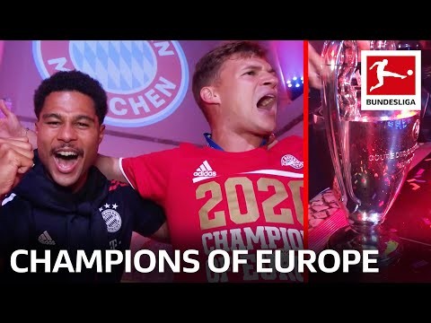 Bayern München's Winner Celebrations After The Champions League Final 2019/20