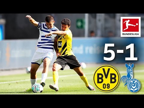 Borussia Dortmund - MSV Duisburg 5-1 I Highlights I Sancho & Reyna Goals