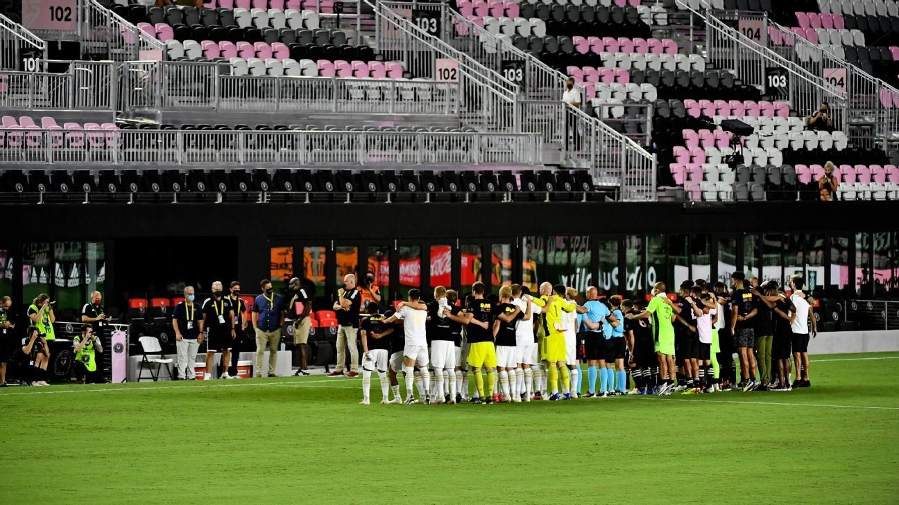 Five MLS matches called off amid Blake protests