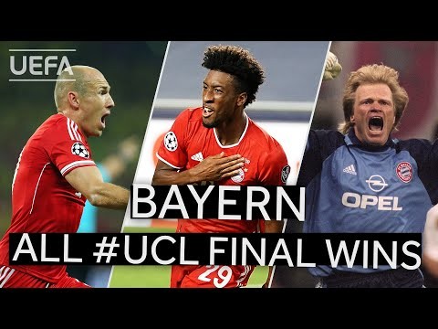 Relive the defining moments of all six BAYERN #UCL FINAL wins!