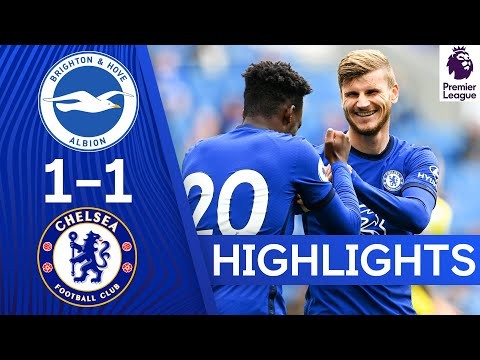 Timo Werner's first Chelsea goal | Brighton 1-1 Chelsea | Match Highlights & Frank Lampard interview