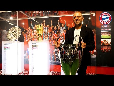 Here comes the UCL trophy! Hansi Flick completes the treble in the FC Bayern Museum