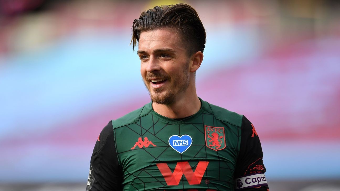 Man Utd target Grealish pens new Aston Villa deal
