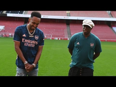 'I WANT TO BECOME A LEGEND!' | Aubameyang and Wrighty | Walk & Talk at Emirates Stadium