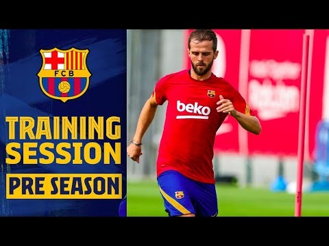 PJANIC'S FIRST TRAINING SESSION WITH THE TEAM