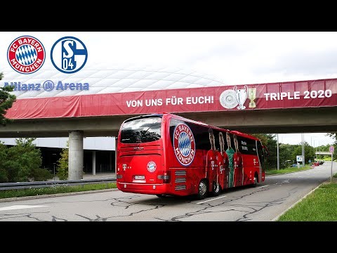 LIVE ? Ankunft in der Allianz Arena | FC Bayern - Schalke 04