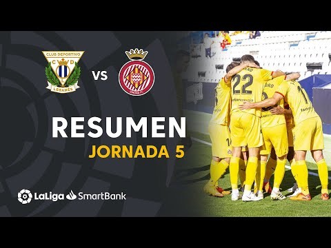 Resumen de CD Leganés vs Girona FC (0-1)