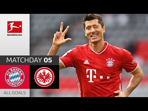 Sané Dream Goal & Lewy Hat Trick! | FC Bayern München - Eintracht Frankfurt | 5-0 | All Goals | MD 5