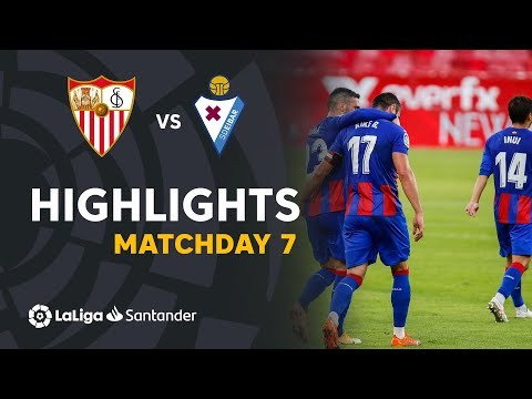 Highlights Sevilla FC vs SD Eibar (0-1)