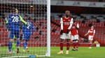 Lacazette 4/10 as Arsenal lose to late Leicester goal