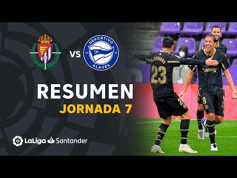 Resumen de Real Valladolid vs Deportivo Alavés (0-2)