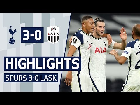 HIGHLIGHTS | SPURS 3-0 LASK | Vinicius & Bale full debuts in Europa League win