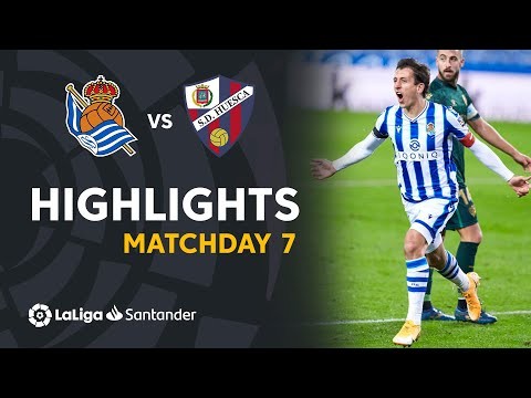 Highlights Real Sociedad vs SD Huesca (4-1)