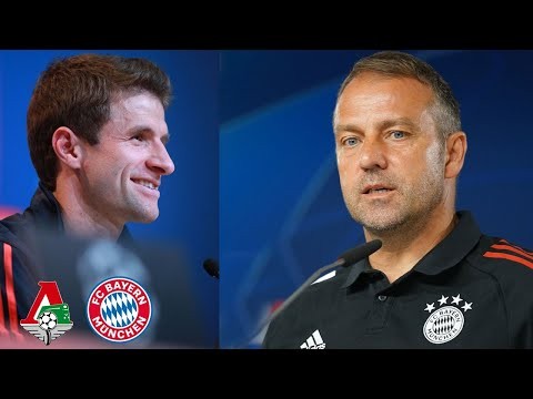 LIVE ?  Pressekonferenz mit Hansi Flick & Thomas Müller | Lok Moskau - FC Bayern