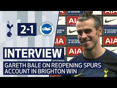 INTERVIEW | GARETH BALE ON FIRST GOAL SINCE SPURS RETURN | Spurs 2-1 Brighton