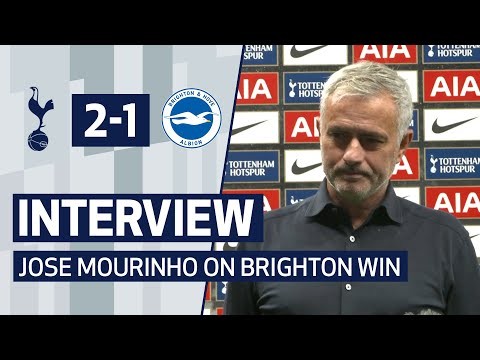 INTERVIEW | JOSE MOURINHO ON BRIGHTON WIN | Spurs 2-1 Brighton