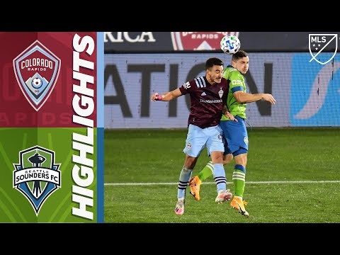 Colorado Rapids vs. Seattle Sounders FC | November 1, 2020 | MLS Highlights